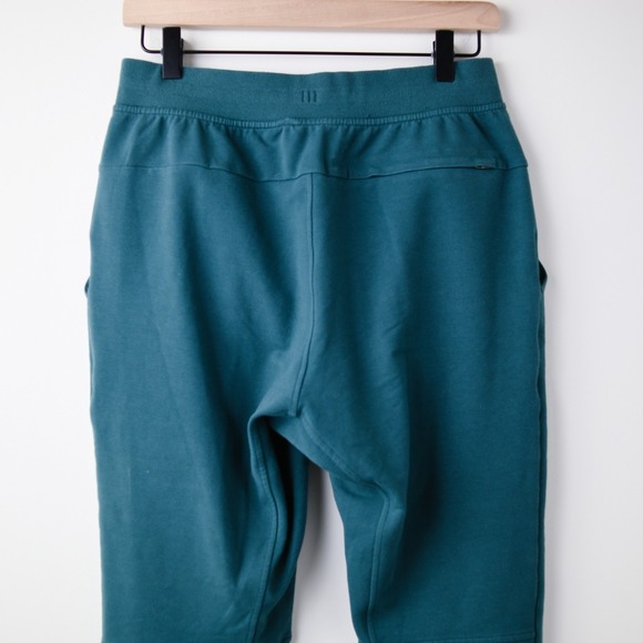 Lululemon City Sweat Jogger Pants Mens Small Blue Teal Terry Athleisure Gym - Picture 8 of 11